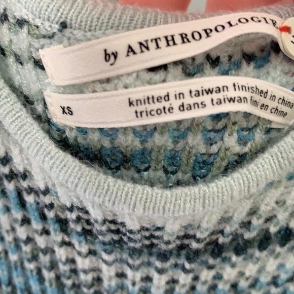 ANTHROPOLOGIE Striped Knit Midi Dress - Picture 6 of 7